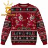 Arkansas Razorbacks Christmas Bluey Santa Family Christmas Ugly Sweater