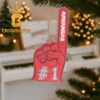 Arkansas Razorbacks Football Logo Christmas Ornament