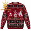 Arkansas Razorbacks Ghostface Scream Football Christmas Ugly Sweater Arkansas Razorbacks Ghostface Scream Football Christmas Ugly Sweater
