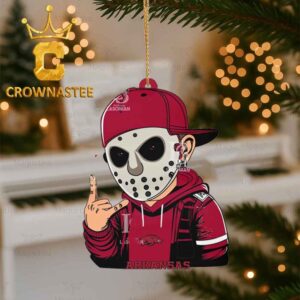 Arkansas Razorbacks Jason Voorhees Christmas Tree Decor Ornament