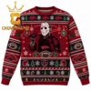 Arkansas Razorbacks Jason Voorhees Horror Christmas Ugly Sweater