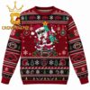 Arkansas Razorbacks Santa Claus Head Christmas Ugly Sweater