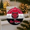 Arkansas State Red Wolves Logo Christmas Tree Decor Ornament Arkansas State Red Wolves Logo Christmas Tree Decor Ornament