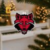 Arkansas State Red Wolves Logo Christmas Ceramic Ornament Arkansas State Red Wolves Logo Christmas Ceramic Ornament