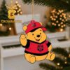 Arkansas State Red Wolves Pooh Bear Christmas Tree Decor Ornament