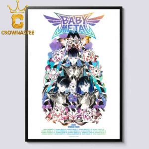 Babymetal 2026 North America Tour Dates Home Decor Poster Canvas