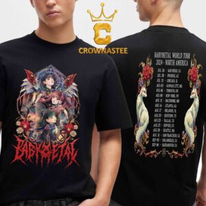 Babymetal 2026 North America Tour Dates Metamorphosis Two Sided T-Shirt