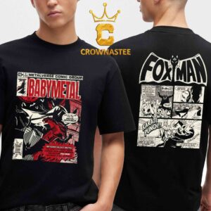 Babymetal Fox Man Dead Pop Festival 2026 Metalverse Comic Two Sided T-Shirt