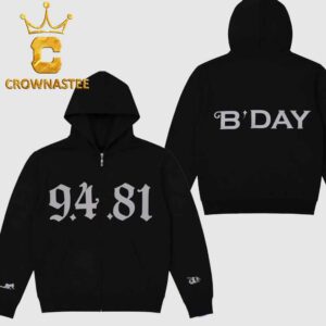 Beyonce B’Day 20th Anniversary 9481 Zip Hoodie