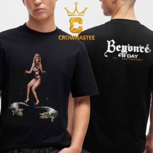 Beyonce B’Day 20th Anniversary Gator Two Sided T-Shirt