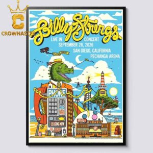 Billy Strings Live In Concert September 28 San Diego California Pechanga Arena Home Decor Poster Canvas