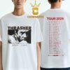 Brandon Flowers Thrasher 2026 Tour Dates Two Sided T-Shirt Brandon Flowers Thrasher 2026 Tour Dates Two Sided T-Shirt