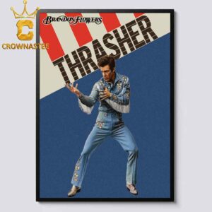 Brandon Flowers Thrasher 2026 Tour Home Decor Poster Canvas