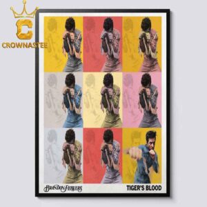 Brandon Flowers Thrasher 2026 Tour Tiger’s Blood Home Decor Poster Canvas