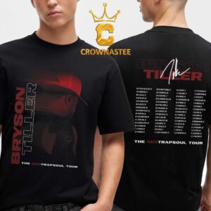 Bryson Tiller 2026 Tour Dates The Neo Trapsoul Blurr Two Sided T-Shirt