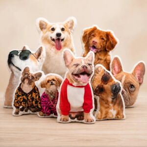 Custom Shape Dog Pet Personalize Gift Pillow