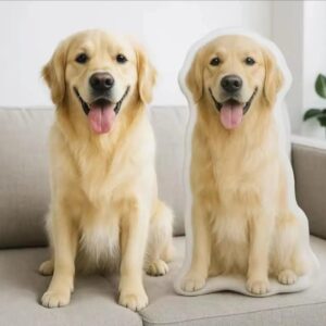 Custom Shape Dog Pet Personalize Pillow