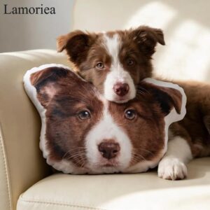 Custom Shaped Dog Pet Personalize Pillow