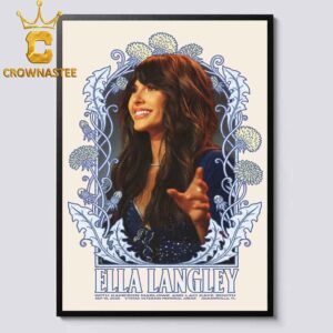 Ella Langley Vystar Veterans Memorial Arena 2026 Tour Jacksonville FL September 19th Home Decor Poster Canvas