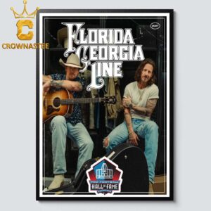 Florida Georgia Line Pro Football Hall Of Fame Canton Ohio 2027 Home Decor Poster Canvas