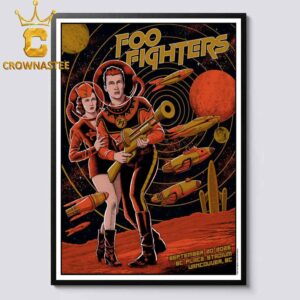 Foo Fighters BC Place Stadium 2026 Tour Vancouver BC September 20th Home Decor Poster Canvas