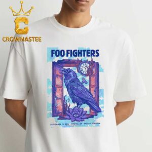 Foo Fighters Mosaic Stadium 2026 Tour Regina SK September 15th Unisex T-Shirt