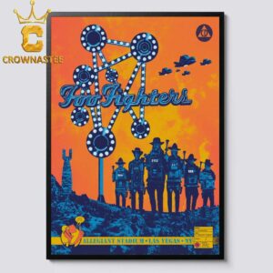 Foo Fighters Allegiant Stadium Las Vegas NV Home Decor Poster Canvas