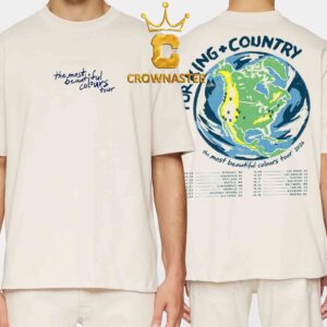 For King + Country The Most Beautiful Colours Tour 2026 Two Sided T-Shirt