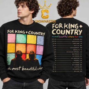 For King + Country The Most Beautiful Colours Tour 2026 Two Sided T-Shirt