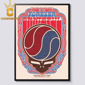 Forever Grateful Haight Street Art Center Golden Gate Park San Francisco CA 2026 Home Decor Poster Canvas