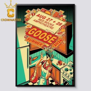 Goose Red Rocks August 27 28 September Home Decor Poster Canvas