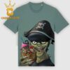 Gorillaz Rainbow Elephant All Over Print T-Shirt Gorillaz Rainbow Elephant All Over Print T-Shirt