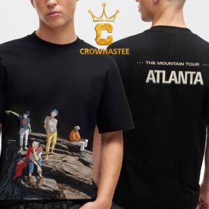Gorillaz Shaky Knees 2026 Tour Atlanta GA September 20th All Over Print T-Shirt