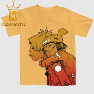 Gorillaz Sunset Piggyback All Over Print T-Shirt
