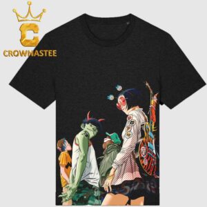 Gorillaz Tottenham Group Shot All Over Print T-Shirt