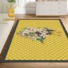 Gucci Monogram Green Luxury Pattern Home Decor Area Rug Carpet Doormat