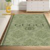 Gucci Monogram Luxury Big Logo Home Decor Area Rug Carpet Doormat