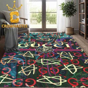 Gucci Monogram Luxury Decor Area Rug Carpet Doormat
