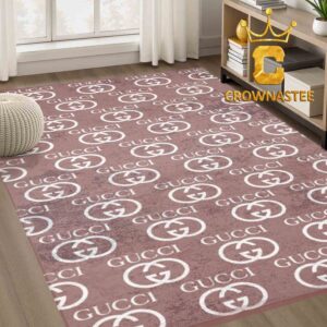 Gucci Monogram Luxury Pattern Area Rug Carpet Doormat