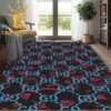 Gucci Monogram Luxury Pattern Area Rug Carpet Doormat