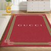 Gucci Monogram Pink Luxury Pattern Home Decor Area Rug Carpet Doormat