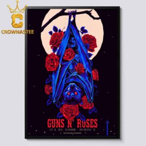 Guns N’ Roses Alamodome 2026 Tour San Antonio TX September 16th Home Decor Poster Canvas