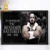 In Memoriam Benjamin Satterley 1986 2026 Home Decor Poster Canvas