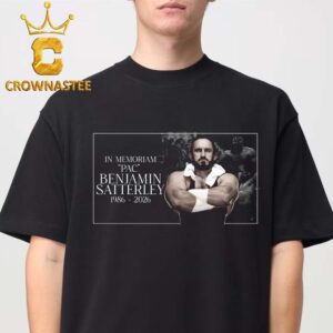 In Memoriam Benjamin Satterley 1986 2026 Unisex T-Shirt