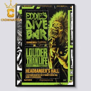 Iron Maiden Louder Than Life 2026 Louisville Kentucky Home Decor Poster Canvas