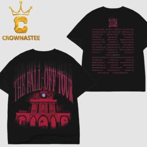 J Cole 2026 The Fall Off Tour Markethouse Two Sided T-Shirt