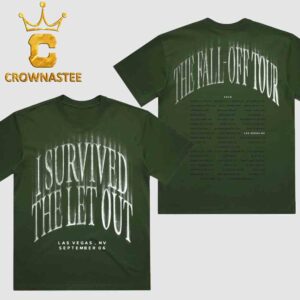 J Cole Las Vegas NV 2026 T-Mobile Arena September 6th I Survived The Let Out Two Sided T-Shirt
