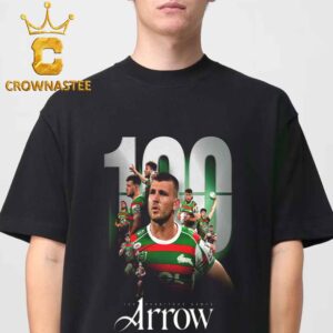Jai Arrow 100th Game South Sydney Rabbitohs NRL 2026 Unisex T-Shirt Hoodie Sweatshirt