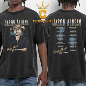 Jason Aldean 2026 Tour Cities Song About Us Vintage Two Sided T-Shirt