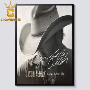 Jason Aldean Song About Us Album Cover Signed Home Decor Poster Canvas